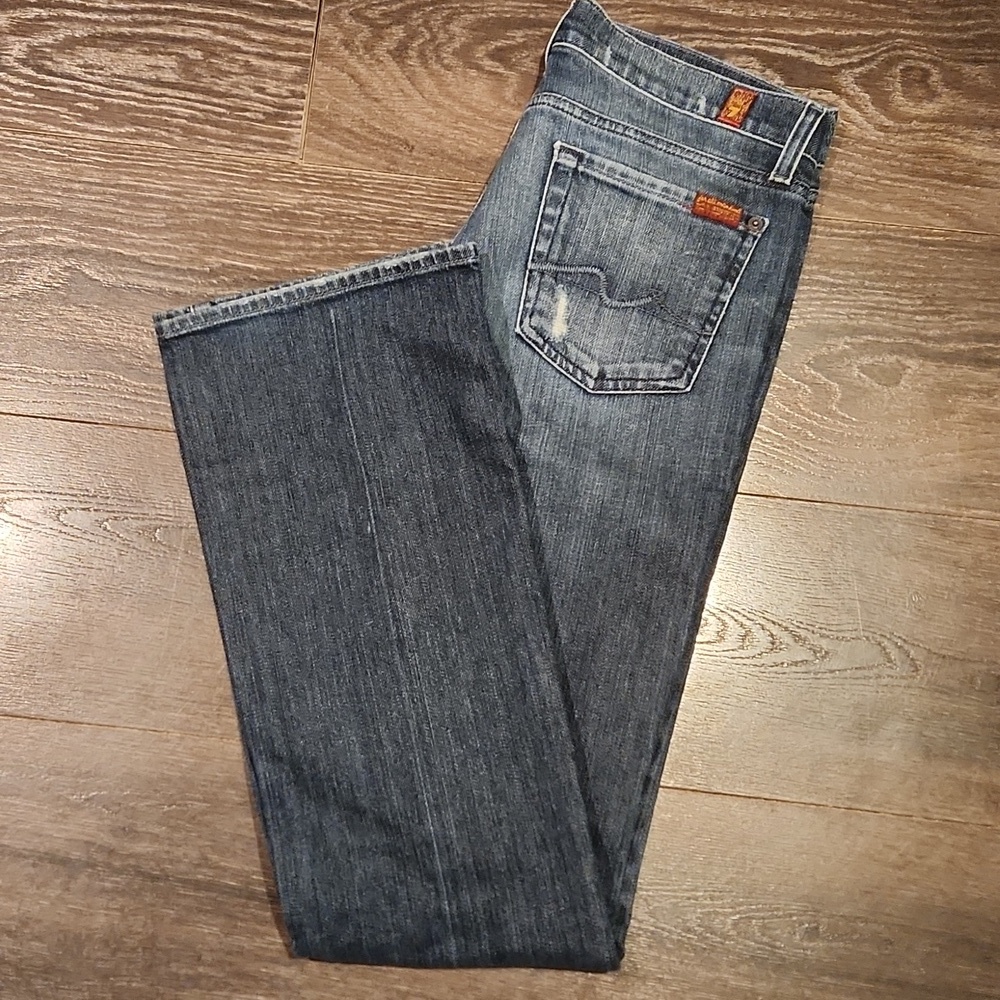 ❤️ 7 FOR ALL MANKIND Y2K VINTAGE BOOTCUT JEANS, 8 (29) - Picture 15 of 15